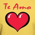 thumbnail image 3 of CafePress - Te Amo Light T Shirt - Men's Classic Graphic T-Shirt, 3 of 4