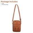 thumbnail image 3 of EEEkit Small Cell Phone Purse, PU Leather Crossbody Phone Bag with Adjustable Strap, 3 of 8