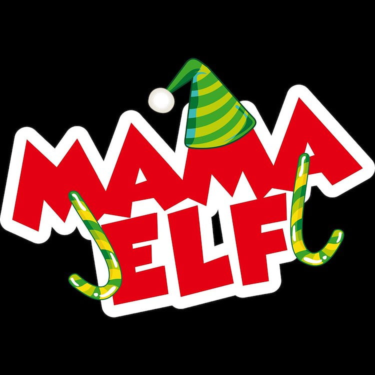CafePress - Mama Elf - Women's Dark Pajamas
