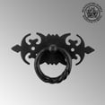 thumbnail image 3 of Renovators Supply Cabinet Handles 3.5" Wrought Iron Black Drawer Pulls Antique Kitchen Cabinet Handles w/Screws, 3 of 7