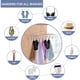 thumbnail image 5 of Tendedero de ropa, 52 Clips de acero inoxidable, tendedero plegable para calcetines, percha para ropa interior, 5 of 7