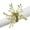 Gold Pearl Flower, variant on Fennco Styles Elegant Pearl Collection Wedding Special Event Table Napkin Rings - Set of 4 (Pearl Snowflake)