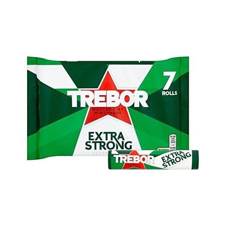 Trebor Extra Strong Peppermint 7 x 41g - Pack of 2