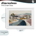 thumbnail image 4 of Stupell Industries Southwestern Desert Highway Through Joshua Trees White Framed Print Under Glass, 23 x 17, by Chromatic Storm Studio, 4 of 8