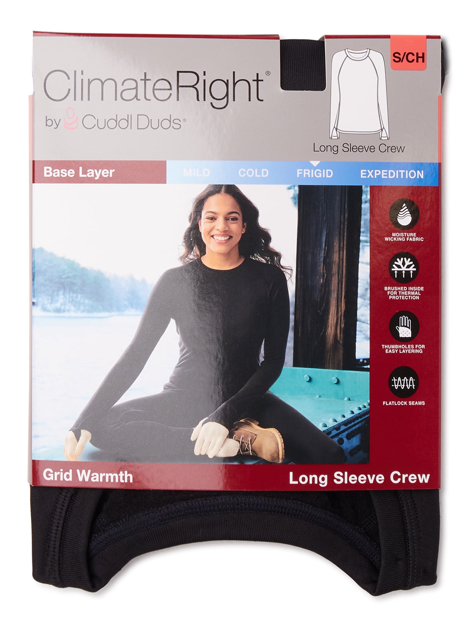 Women's Base Layer Top Chill Chasers Collection (Cotton Rib)