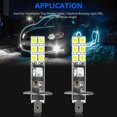 thumbnail image 2 of 8pcs H1 6000k Super White 80w Led Headlight Bulbs Kit Fog Light_, 2 of 2