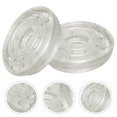 thumbnail image 1 of WRITWAA 2Ud Almohadillas Antideslizantes Transparentes Para Barra De Dominadas Protección De Puertas, 1 of 8