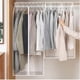 thumbnail image 3 of Vertical Garment Protector Transparent Washable Hanging Bag | Closet Organizer Suit Cover | Space-Saving Clothing Storage | Reusable Dustproof Wardrobe Bag | 60x50x90cm | 1 Pack, 3 of 8