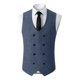 thumbnail image 1 of Camiseta sin mangas con cuello en V para hombre, color liso, sin mangas, cuello en V, informal, de moda, blusa para hombre, 1 of 6