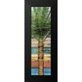 thumbnail image 2 of Franklin 8x18 Black Modern Framed Museum Art Print Titled - Palm Plank I, 2 of 5