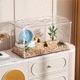 thumbnail image 6 of Acrylic Hamster Cage Breathable Transpet Tank with Running Wheel, 6 of 7