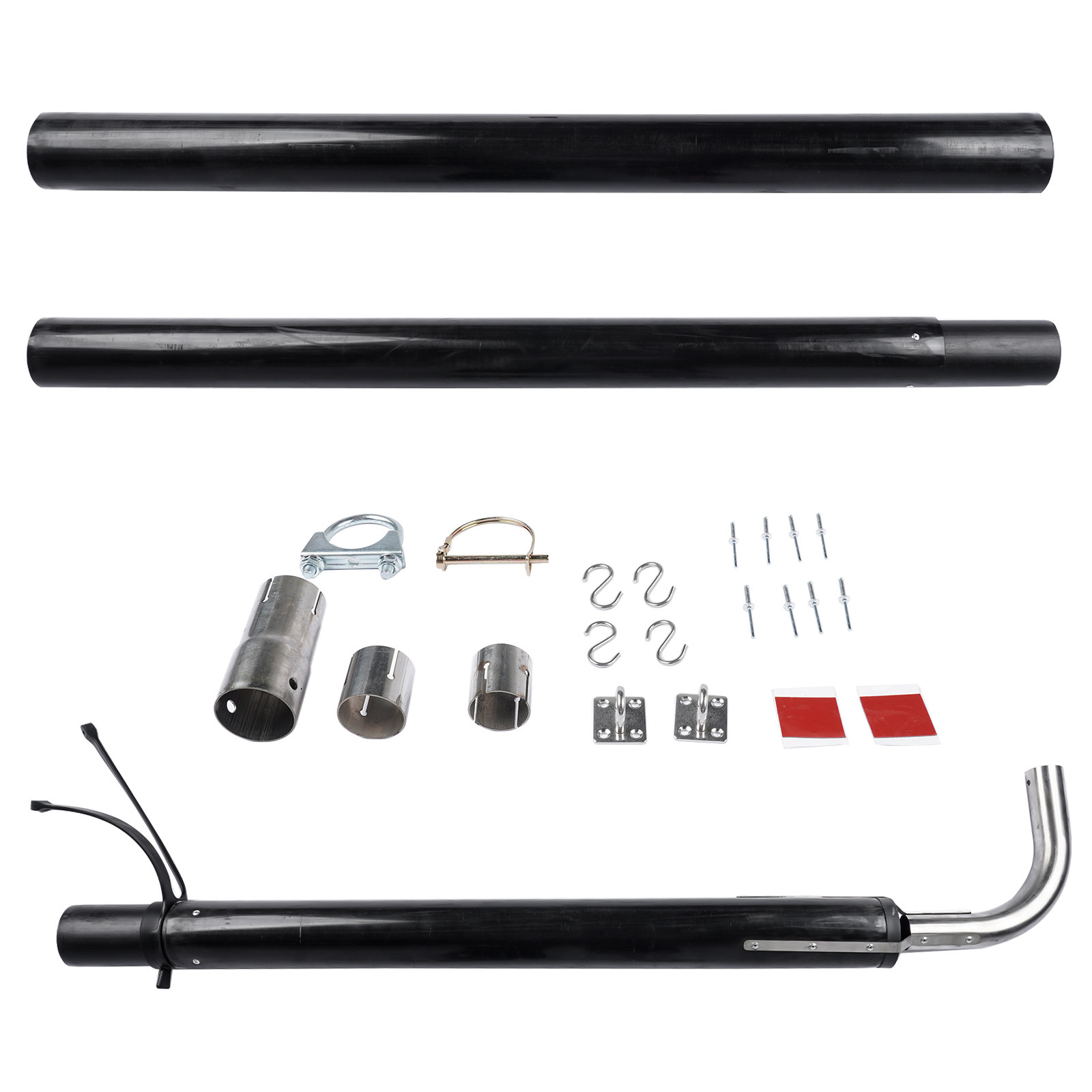 Black Pipe Extension Kit 44461 for RV Generator Exhaust Venting System Part