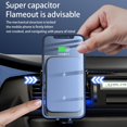 thumbnail image 2 of Cargador inalámbrico de 15W para coche, soporte de teléfono, doble bobina, estación de carga rápida para Samsung Z Flip 4, 3, 2, S21, S20, S10, iPhone 12, 13, 14"with Sucker" Fivean Soporte para teléfono de coche, 2 of 2