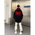 thumbnail image 5 of Spider Man-Sudaderas con pegatinas adhesivas, impresión digital 3D, modo Kapuze, sudaderas de Hip-Hop, Reiß verschluss Frauen Männer Kleidung Top Geschenke, 5 of 5