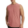 thumbnail image 2 of JTieacloth Summer Tank Tops for Men Men's Workout Tank Top Sleeveless Athletic Shirt Breathable Comfortable Fitness Running Gym Activewear(Pink,XL), 2 of 4