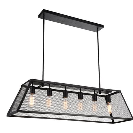 CWI Lighting Alyson 6-Light Kitchen Island Pendant ...