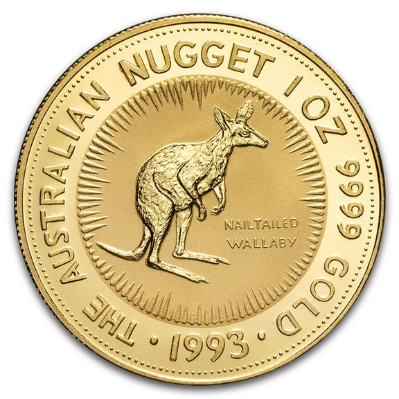 1993 Australia 1 oz Gold Kangaroo BU