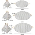 thumbnail image 2 of Foldable Waterproof Picnic Blanket with Carry Handle,2-in-1 Tote Beach Picnic Blanket & Insulated Cooler Bag,Sandproof Portable Rug,Hick Padded Outdoor Mat for Beach, Camping, Travel (M(11.4 * 11.4)), 2 of 7
