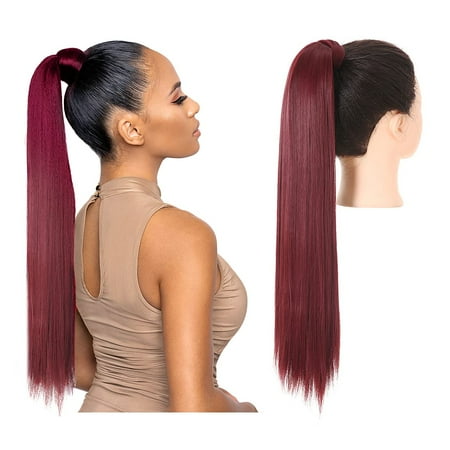Clip in Ponytail Hair Extension Straight Wrap Around Drawstring Ponytail Long 24 Inch Synthetic Hair Piece for Women Girl Dirty Blonde P001&16H613 | Walmart Canada Clip in Ponytail Hair Extension Straight Wrap Around Drawstring Ponytail Long 24 Inch Synthetic Hair Piece for Women Girl Dirty Blonde P001&16H613 | Walmart Canada