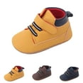 thumbnail image 5 of HUANBAI And Autumn High Top Boots For 0 18 Months Infant And Baby Shoes Slip Walking Shoes 0-6 Years, 5 of 6