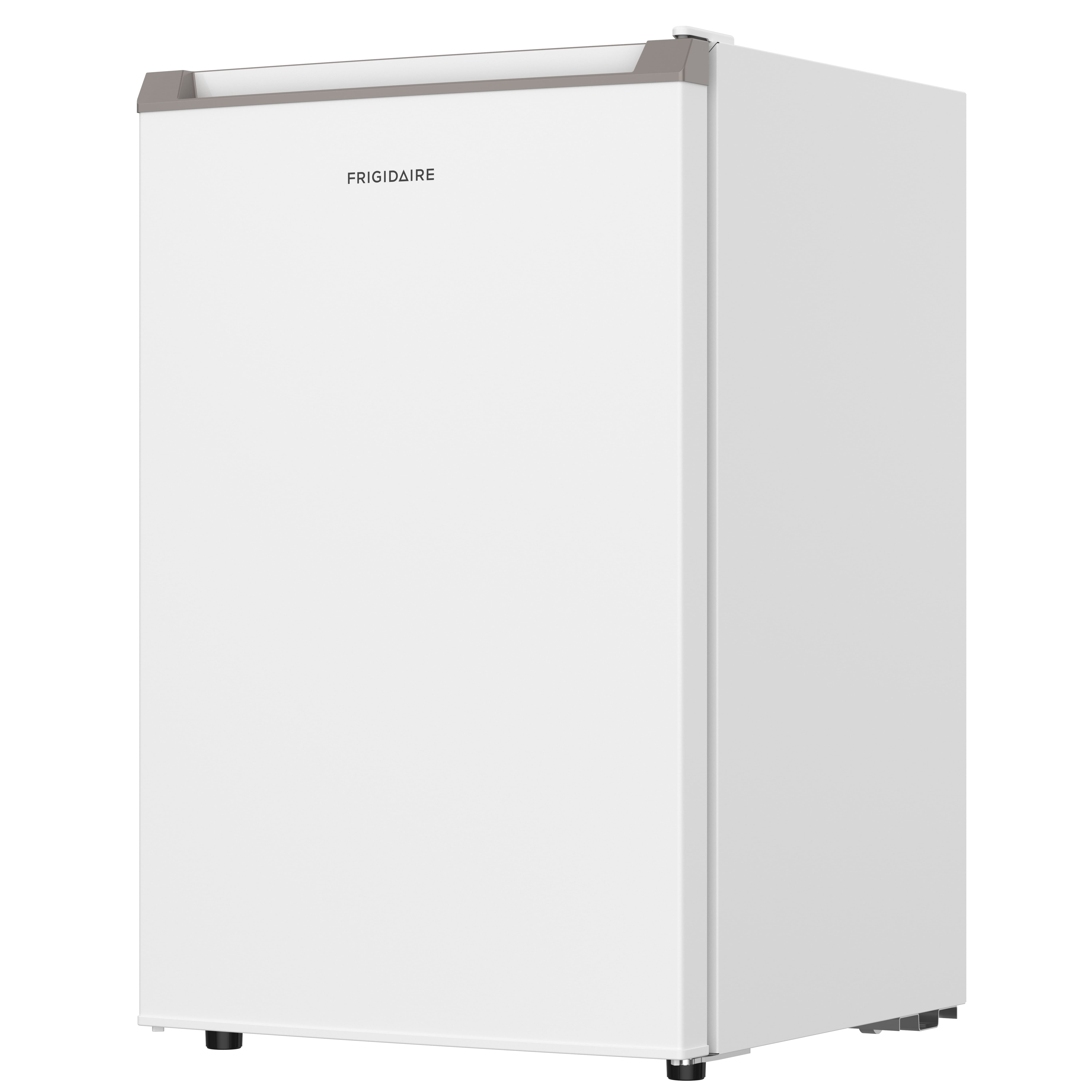 Frigidaire 4.5 Cu. ft. Compact Fridge with Chiller Compartment, Mini Fridge for Office, Bedroom, Dorm Room or Cabin, Cotton
