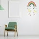 thumbnail image 5 of Naiovety Decoración de habitación de guardería para niños, nube de arcoíris tejida de algodón hecha a mano con bolas, suministros de adornos Decoración del hogar CH5A-6 Naiovety HA8708-03B, 5 of 6