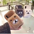 thumbnail image 3 of for iPhone 6/iPhone 6S Case Rabbit Fur Case Furry Case Plush Case Cute Luxury Protective Cover Bear Winter Warm Soft Handmade Hair Case for iPhone 6/iPhone 6S Brown, 3 of 5