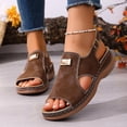 thumbnail image 3 of Xucatan Breathable Low Heel Sandals for Women, Padded Arch Support Footwear, Versatile Daily Outdoor Walking Shoes Gift, 3 of 9