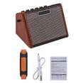 thumbnail image 5 of AROMA AG-15A 15W Amplificador de guitarra acústica portátil Amp BT Altavoz incorporado Batería recar AROMA Amplificador de audio, 5 of 5