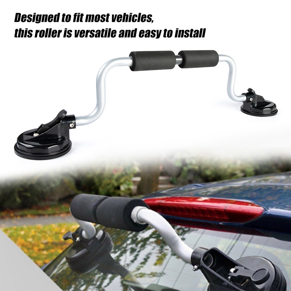Loader Aluminum Kayak Loader Kayak Roller With Heavy-Duty Suction Cups For Car Rear Loading