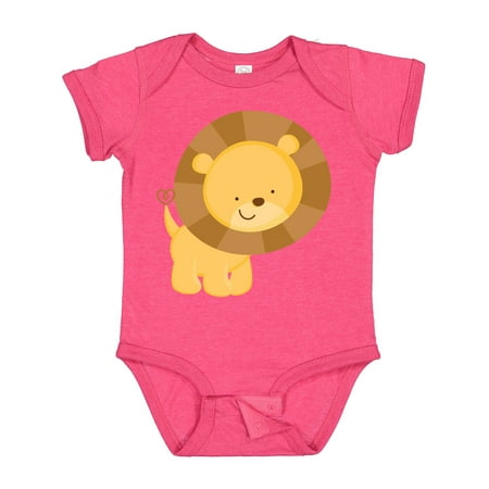 

Inktastic Happy Lion Gift Baby Boy or Baby Girl Bodysuit