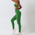 thumbnail image 3 of Conjuntos de entrenamiento for mujeres 2 piezas de talle alto sin costuras con sujetador deportivo acolchado conjuntos de ropa de gimnasio, 3 of 7