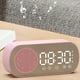 thumbnail image 2 of Altavoz Bluetooth Inalámbrico Reloj Radio Soporte de Alarma Dual Tarjeta TF Alarma Digital para Oficina en Casa Negro, 2 of 8