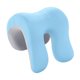 thumbnail image 3 of Almohada para la siesta, reposacabezas, almohada para el cuello, ligera, extraíble, transpirable, con memoria. Azul grisáceo, 3 of 9