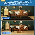 thumbnail image 4 of Lochas Soft Indoor Modern Big Area Rugs Fluffy Living Room Carpets for Bedroom Home Decor Nursery Rug 8x10 Feet, Black, 4 of 7