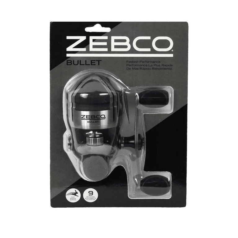 Zebco Bullet Spincast Fishing Reel, 8+1 Ball Bearings with an Ultra Smooth  5.1:1 Gear Ratio 