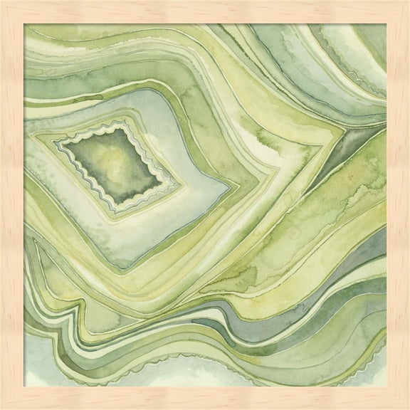 Great Art Now Pastel Agate IV by Megan Meagher Framed Wall Art 13"W x 13"H