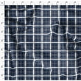 thumbnail image 4 of Soimoi Check Print,Cotton Poplin, Sewing Fabric Sold by The Yard 42 Inch Wide,Sewing Craft Quilting/Quilt Making Fabric, Navy Blue & White, 4 of 6