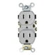 thumbnail image 1 of Contacto Dúplex Leviton 125V 15A Gris, 1 of 3