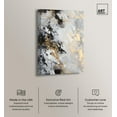 thumbnail image 2 of Sable Glint Canvas Black Paint Abstract by Art Remedy, Gallery Wrapped, 30" x 45", 2 of 7