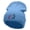 Sky Blue, variant on Two Koi Fish Embroidered 12 Inch Long Knitted Beanie - White OSFM