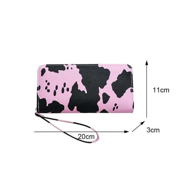 Bolsa de mano con estampado de vaca de cuero PU para mujer de mano pequeño Vintage Sywqhk Para Estrenar