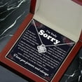 thumbnail image 5 of I'm Sorry Necklace For Her, Im Sorry Neckace Gift, Apology Necklace For Her Women, Forgive Me Gifts For Her, I'm Sorry For Hurting You Neckace, Apologize Gift For Wife Girlfriend Soulmate, 5 of 6