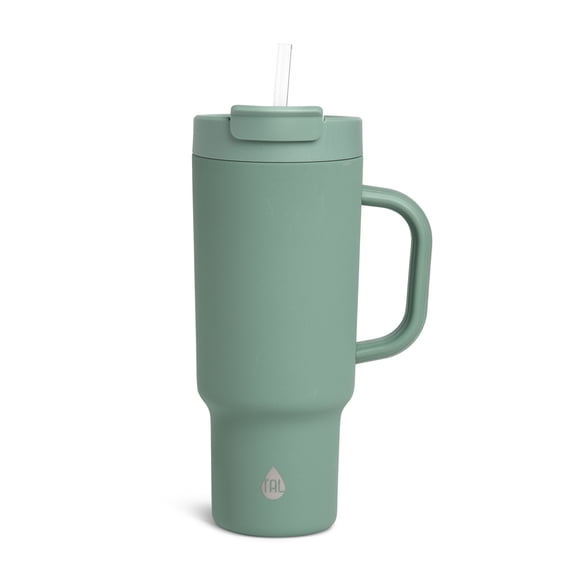 TAL 40oz Stainless Steel Hudson Tumbler with Straw, Sage