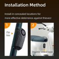 thumbnail image 5 of Bicycle Alarm Bell 113dB Electric Bike Horn Security Anti Theft, 5 of 5