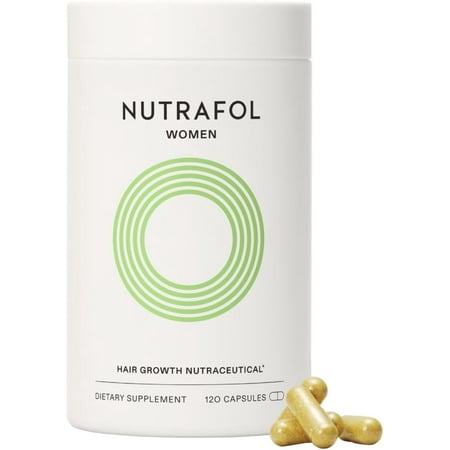 Nutrafol Women's Hair Growth Supplements, Ages 18-44, Clinically Proven for Visibly Thicker and Stronger Hair, - 1 Month Supply