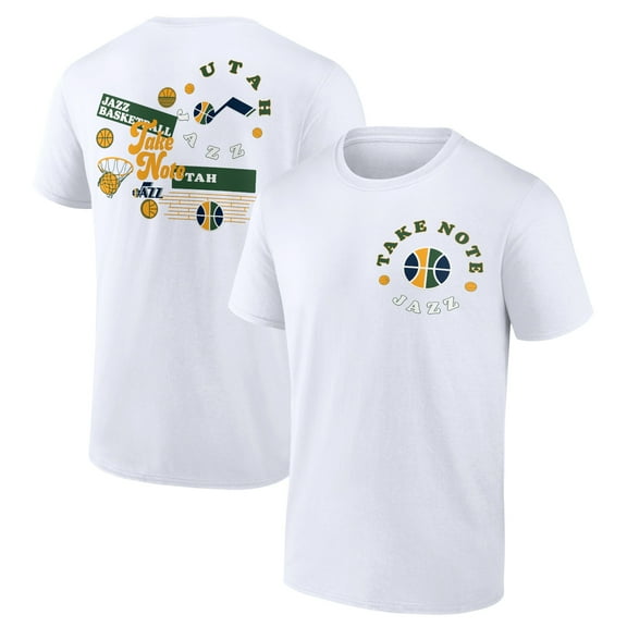 Men's Fanatics White Utah Jazz Street Collective T-Shirt