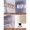 thumbnail image 3 of 3.5Cu.Ft Compact Refrigerator Mini Fridge with Freezer, Small Refrigerator with 2 Door, 7 Level Thermostat Removable Shelves for Kitchen, Dorm, Apartment, Bar, Office, Cream, 3 of 13