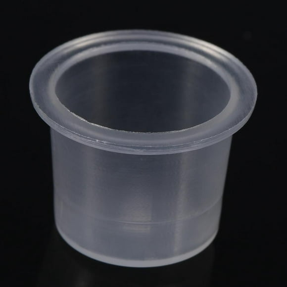 Qiilu Ink Cap,1000Pcs/Bag Tattoo Ink Cap Cup Plastic Microblading Pigment Accessories Holder Container 3Sizes, Tattoo Ink Cup