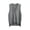 05# Gray, variant on Ihhxva Knit Puffer Vest for Women V-Neck Sleeveless Sweater Solid Casual Layering Piece Office Everyday Wear